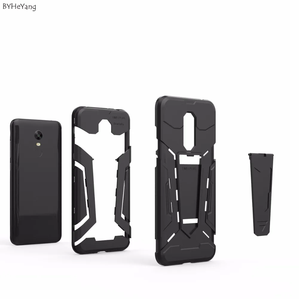 Funda BYHeYang para Xaomi Xiaomi Redmi 5 Plus Funda armadura híbrida silicona plástico duro Funda trasera para xiomi Redmi 5 Plus Capa