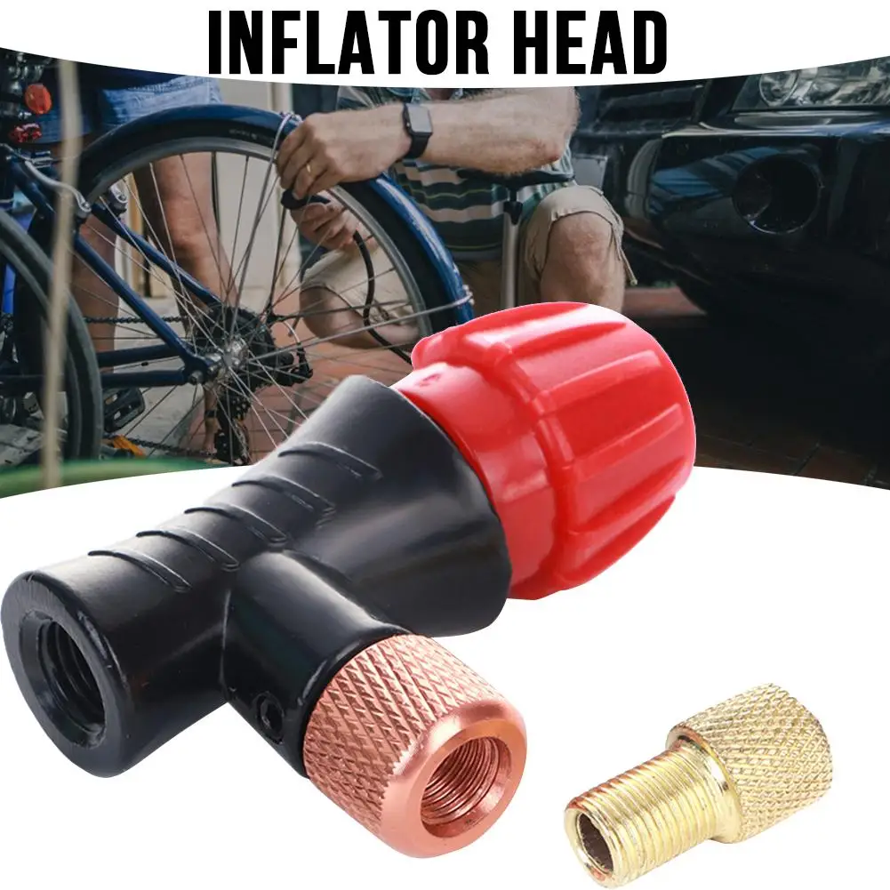 Bicycle Fast Inflation Head Thickened Portable Mountain Bike Pumping Bottle Head
