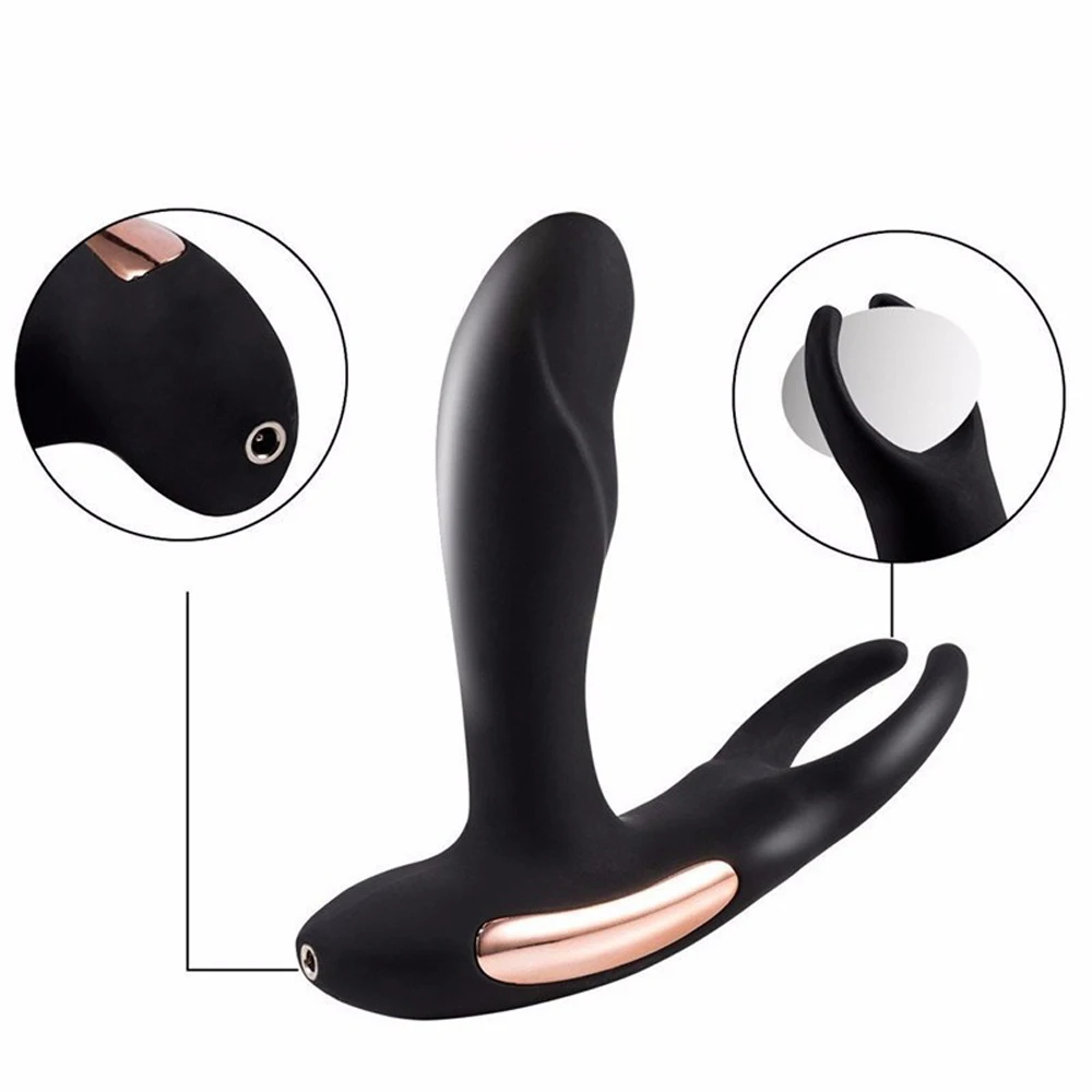 Remote Control Vibrator Heating Constant Temperature Smart Anal Plug & Prostate Massager Stimulation Erotic Sex Toys For Men