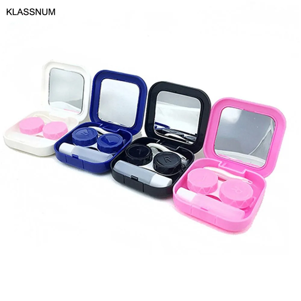New Portable Contact Lens Case Container Travel Kit Set Storage Holder