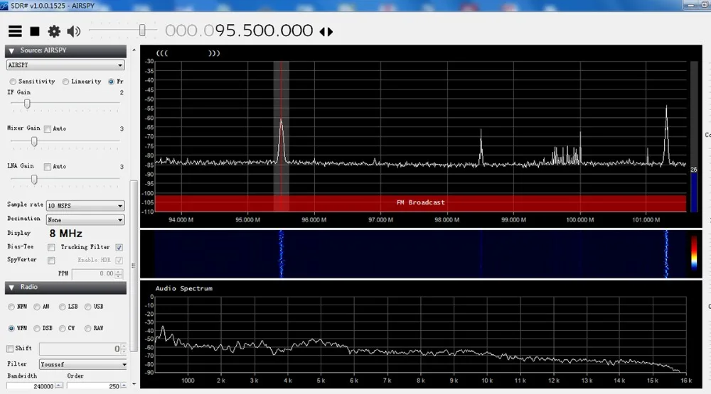 Широкодиапазонный радиоприемник 12bit ADC 24 1700 МГц VHF/UHF/SHF TCXO 2PPM SDR Radio HDSDR GQRX и GNU радио