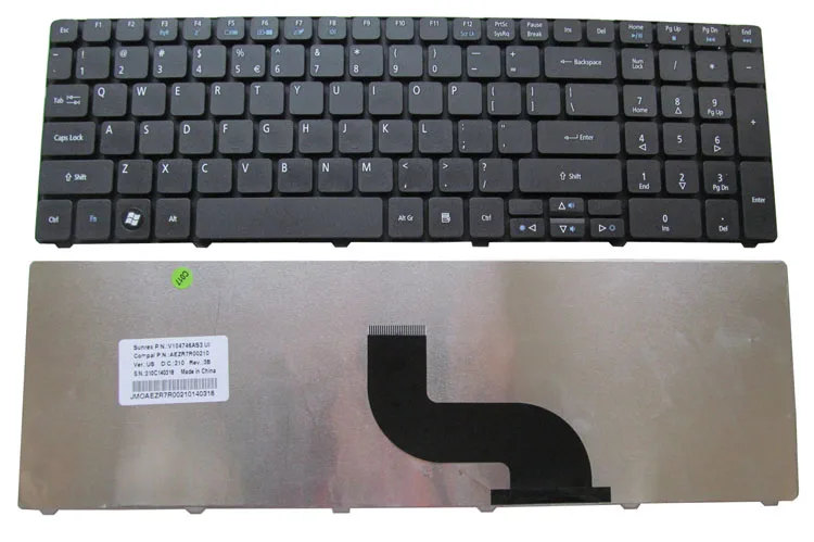 

SSEA New US keyboard For Acer Aspire 5250 5251 5252 5253 5336 5551 5551G 5552 5553 5553G 5560 5625 5733 5736 5741 5742 745 5749