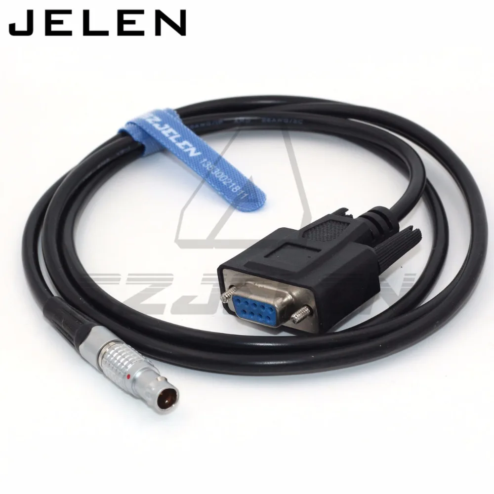 

COM to connectors 0b 5pin for Download Cable RS-232 Data Cable For Leica Total Stations