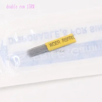 

500pcs Best quality permanent makeup tattoo microblading needle with the size 15m1 blade needle for manual tatoo