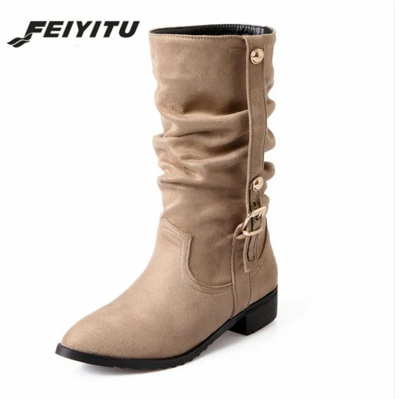 flat half boots