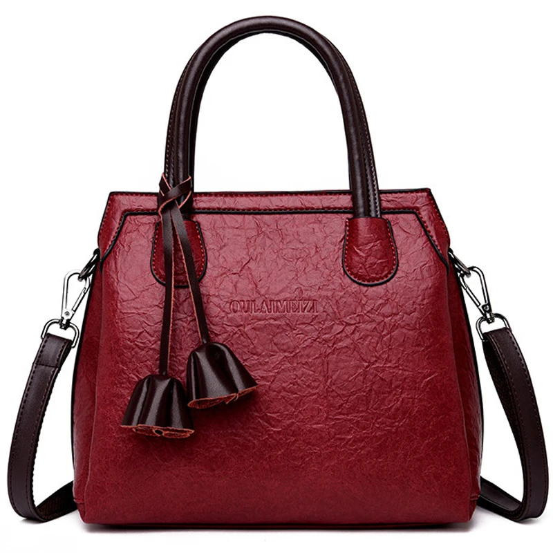 

New Hot 3 Pocket Luxury Handbags Women Bags Designer Women's Soft Leather Handbags Big Casual Tote Bag Ladies Shoulder Bag sac