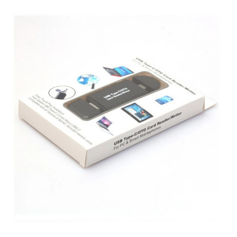 Мини 5-в-1 Micro SD кард-ридер Мультифункциональный Тип usb-c USB C/USB/Micro USB TF/SD карты OTG USB 2,0 для samsung смартфонов Macbook