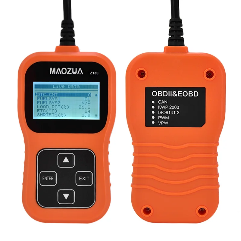 Maozua Z130 OBD2 OBD Автомобильный сканер автомобильный диагностический инструмент автоматический считыватель кодов сканирующий Инструмент лучше, чем AD310 ELM327 OM123