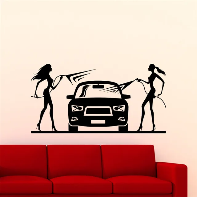 Vinyl Decal Home Interior Decor Car Wash Wall Decals Living Room