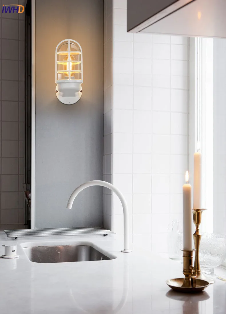 Conduziu a Luz de Parede ao ar Parede ao ar Wandlamp Nordic Livre Iluminação Sombra Vidro Lâmpada Pátio Varanda Luzes Buiten Verlichting 13 ao ar livre iluminação sombra vidro lâmpada