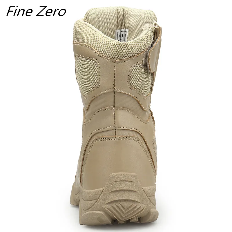 Мужская Уличная походная обувь; водонепроницаемые дышащие тактические армейские сапоги; мужские кроссовки для тренировок в пустыне; нескользящая Треккинговая обувь