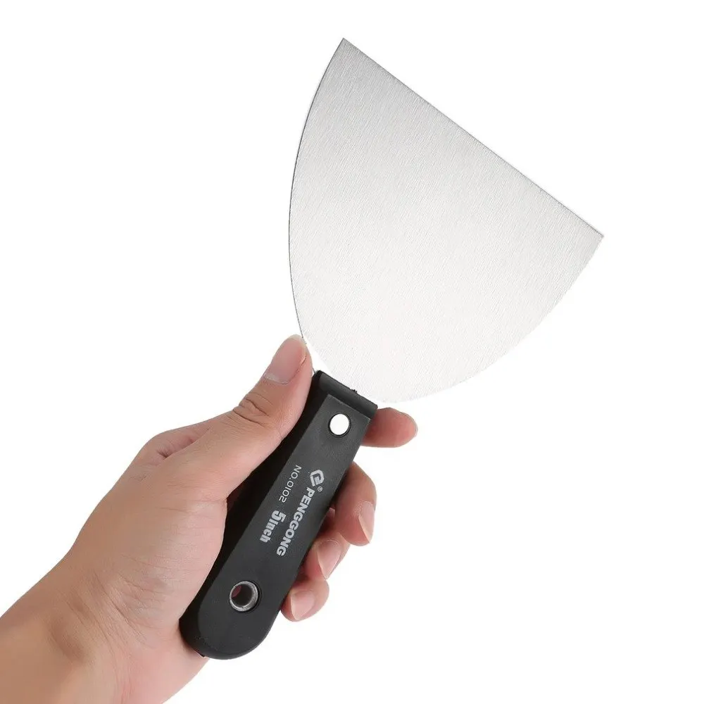

Multifunctional Portable Stainless Steel Putty Knife Flexible Dry Wall Painting Plastering Scraper Painter Tool