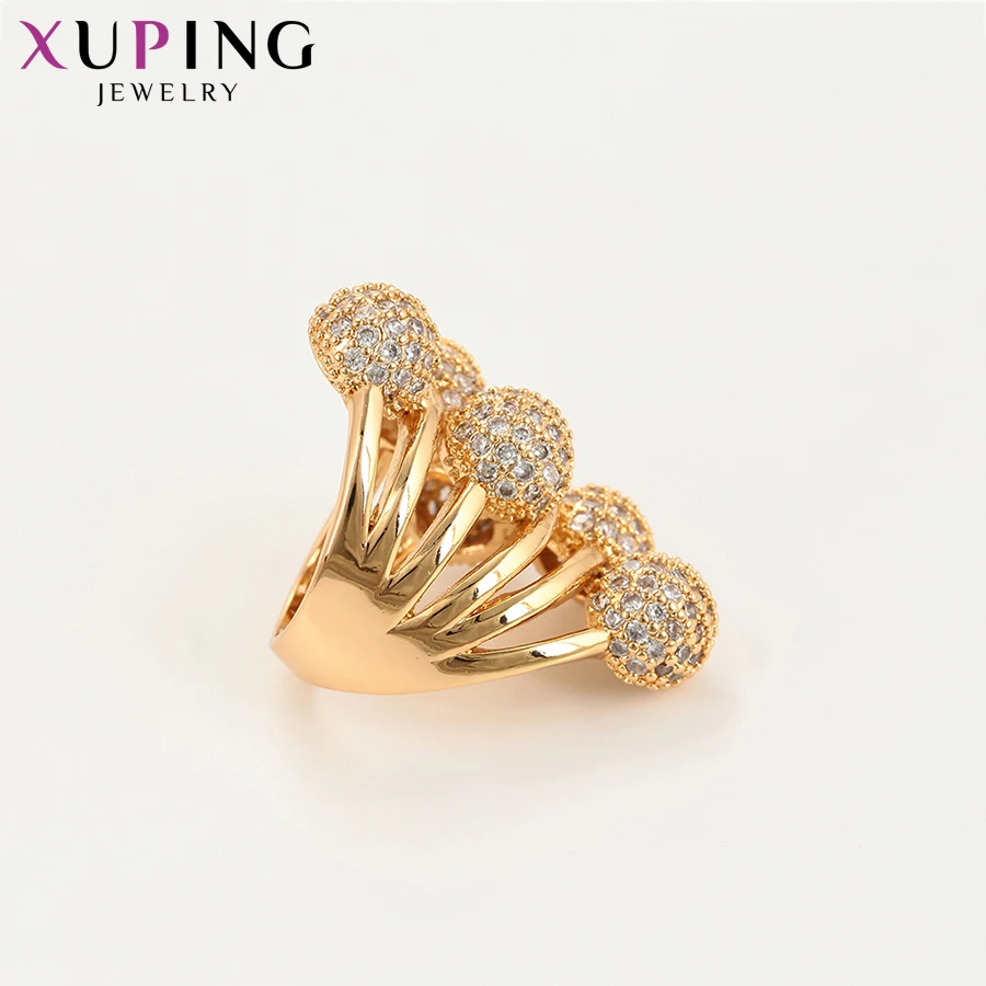 Xuping Роскошные ювелирные изделия темперамент дамы новейшие позолоченные кольца высокого качества для женщин Рождество S122.7-15839