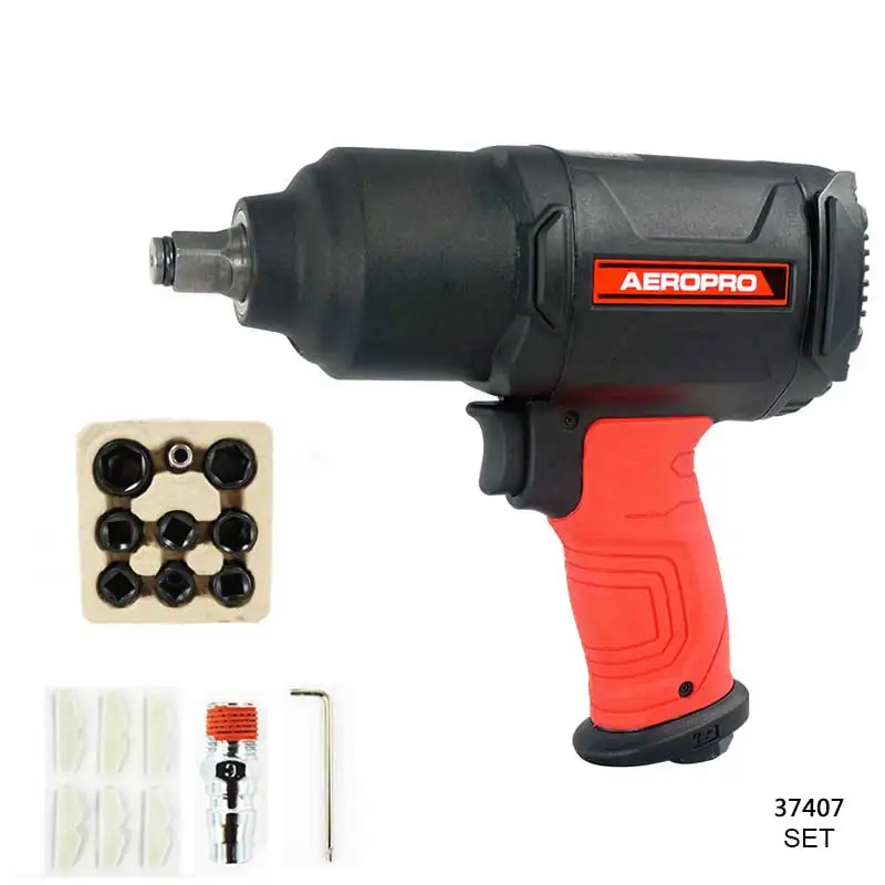 Pneumatic Impact Wrench 1/2" Pneumatic Gun Air Pressure Wrench Tool