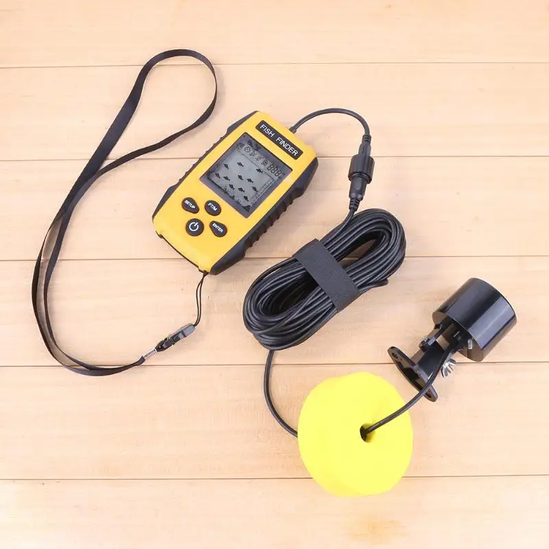 

200KHz Wireless Sounder Sonar Fishing Finder Detector Outdoor Underwater Camera Deeper Depth Robe 0.6-100M Radar Fish finder