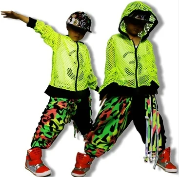 

Kids Pants Fashion 2015 Hip Hop Sweatpants Jazz dance costume neon color patchwork color block harem pants hiphop sports pants