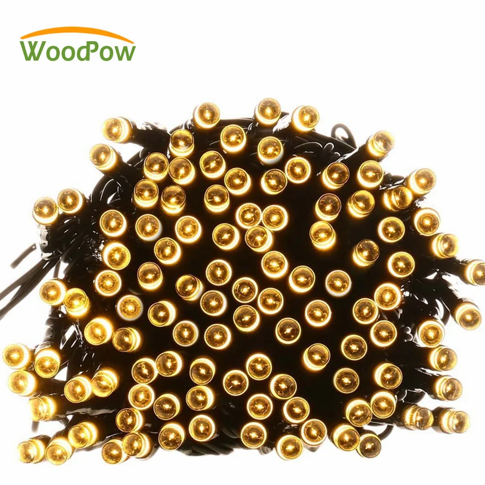 Гирлянда на солнечной энергии 7 м/12 м/22 м/50 300 светодиодов|solar powered fairy lights|fairy light