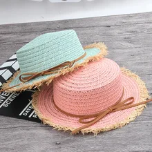 10 шт.,,-k270, летняя детская бейсболка с меховым помпоном в богемном стиле для путешествий, для отдыха на открытом воздухе