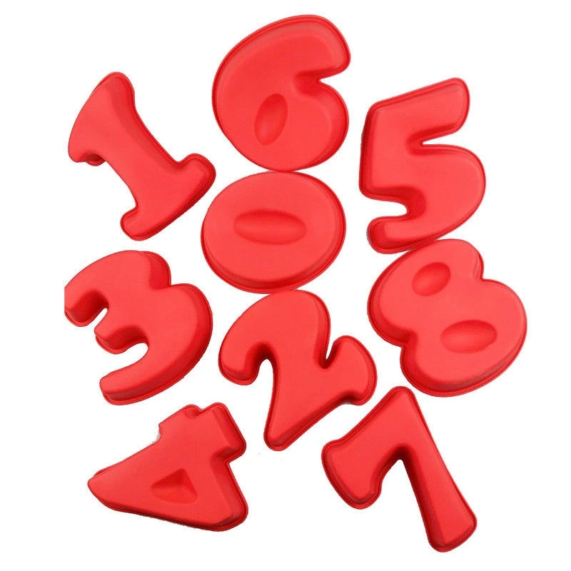 

Large Silicone Number Cake Tin Mould Birthday Anniversary 0 1 2 3 4 5 6 7 8