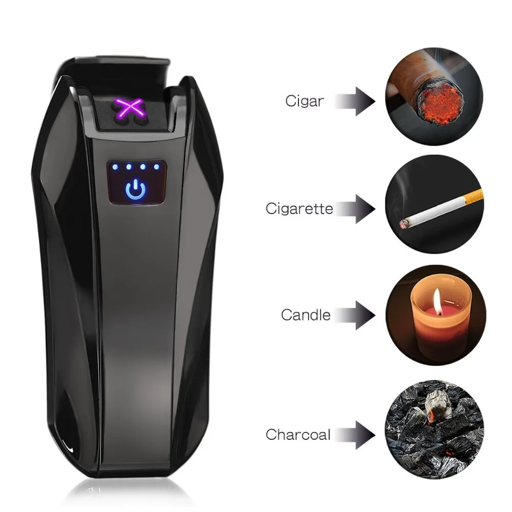Buy Usb Electronic Cigarette Lighter Dual Arc
