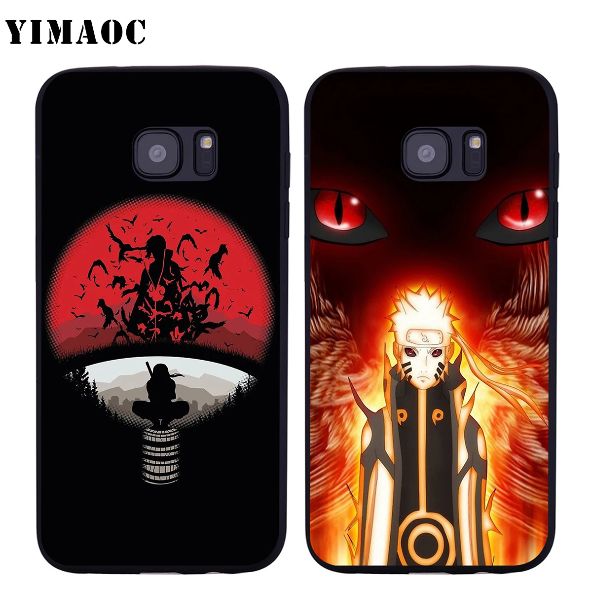 YIMAOC Naruto Kakashi Sasuke Мягкий силиконовый чехол для Samsung Galaxy S6 S7 Edge S8 S9 Plus A3 A5 A6 Note 8