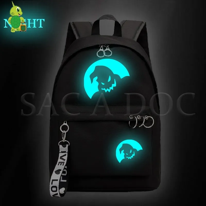 

The Nightmare Before Christmas Backpack New Fashion School Bags for Girls College Students Laptop Backpack Leisure Travel Bags