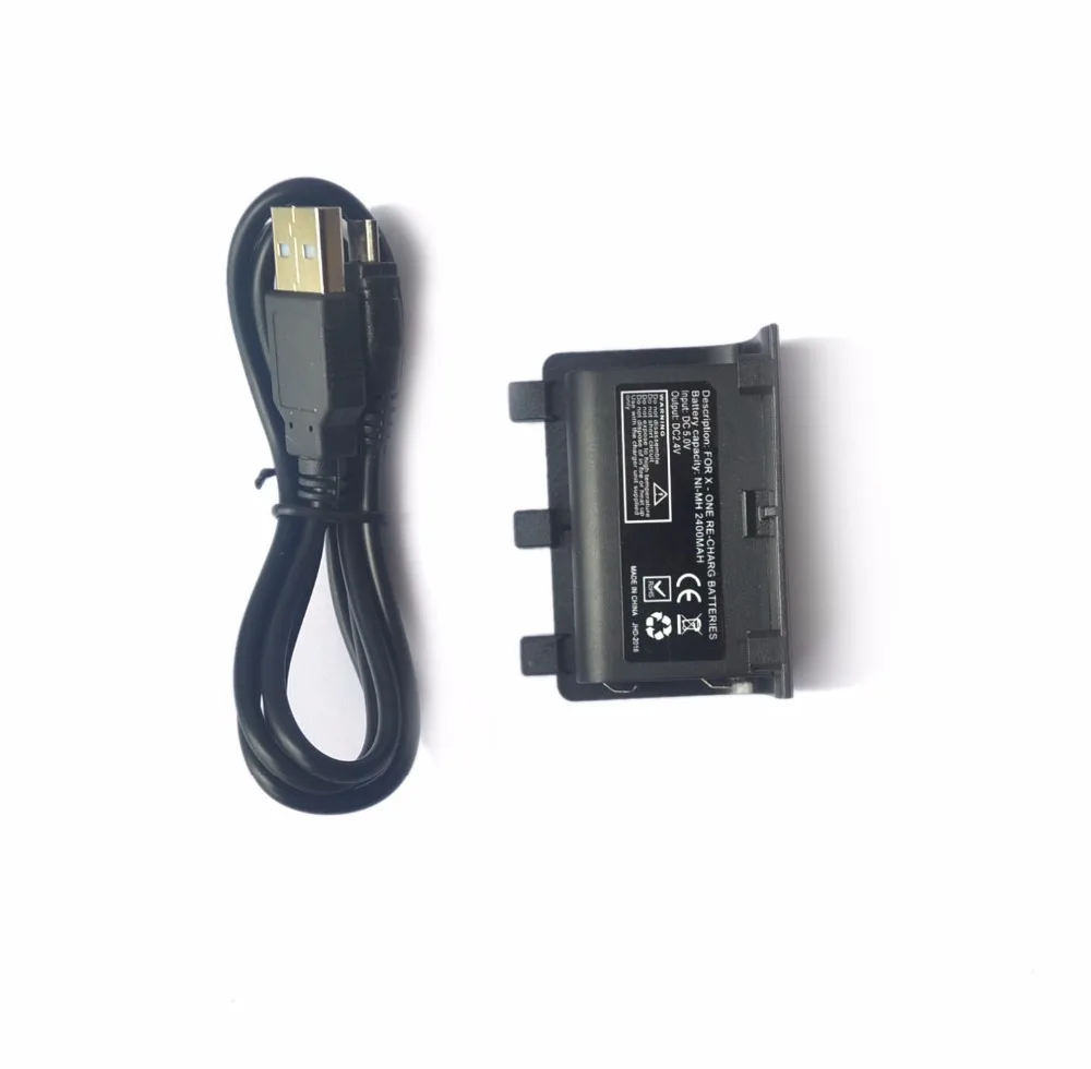 1 шт. 1200 мАч перезаряжаемые замена батарея пакет+ USB кабель для microsoft xbox ONE беспроводной геймпад xbox джойстик