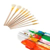 Brushes Set for Art Painting Oil Acrylic Watercolor Drawing Craft DIY Kid Paint Brushes Painting Supplies 10Pcs ► Photo 3/6