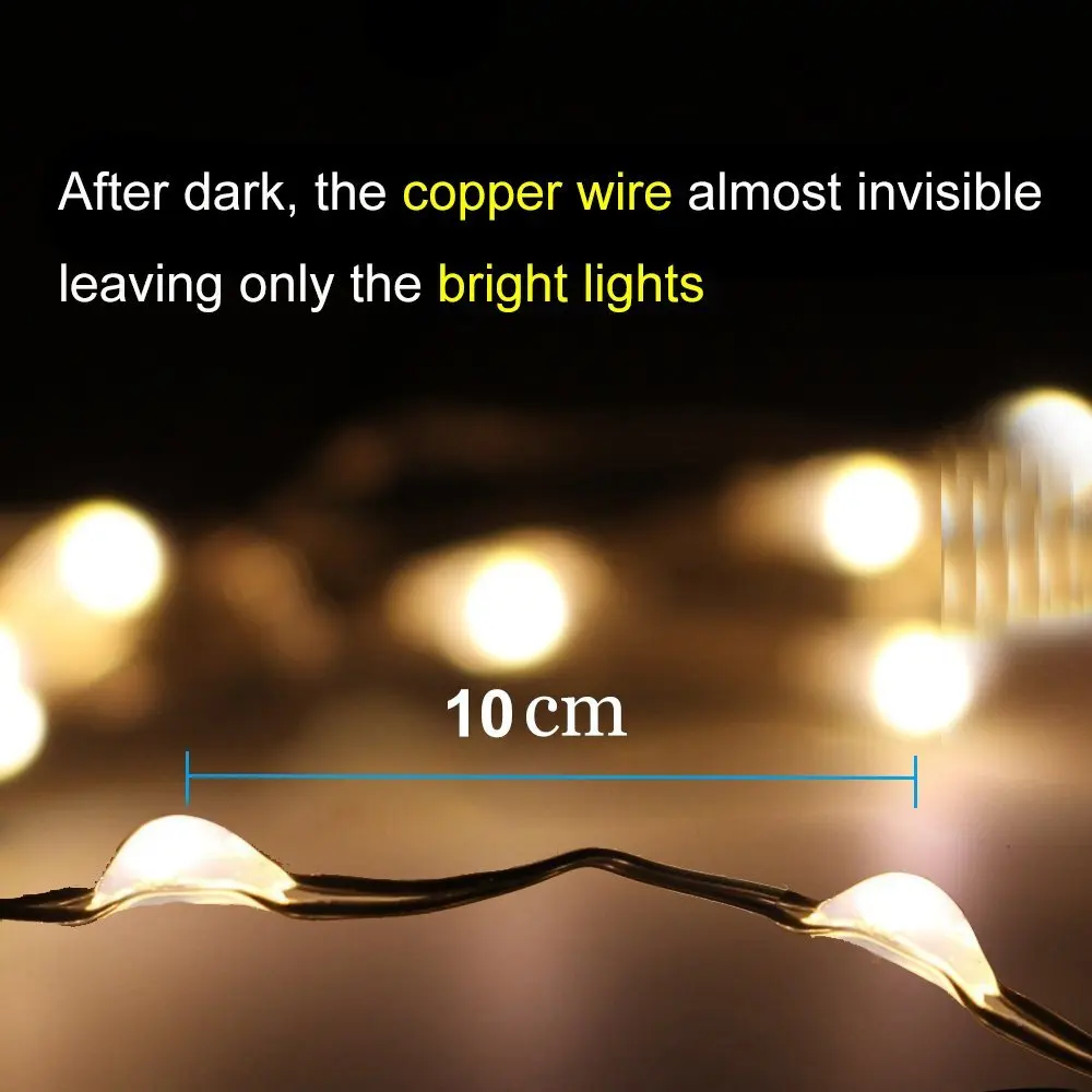 string lights led holiday lighting for garden fairy christmas home room decortaion (5)