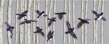

Hand Made Frameless Abstract Bird Animals Wall Art Picture Painting on Canvas wall pictures for living room decorative