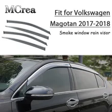 MCrea 4 шт., автомобильный козырек-отражатель от солнца и дождя для Volkswagen VW Magotan, аксессуары