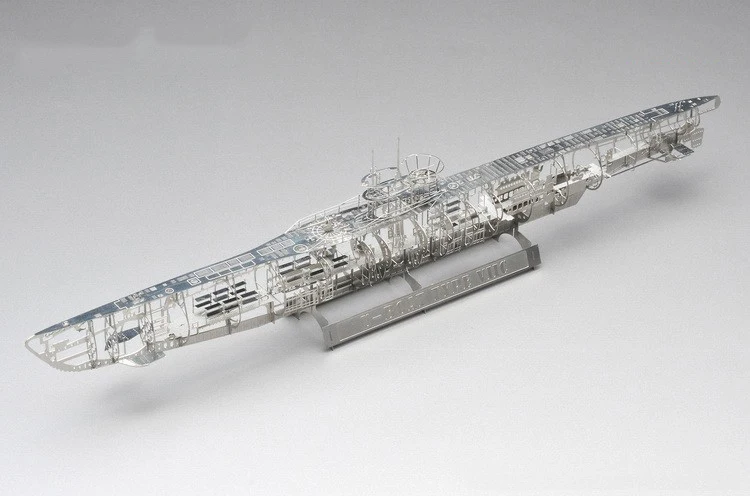 

3D Metal skeleton assembly model 1/350 Scale U-BOAT TYPE VIIC