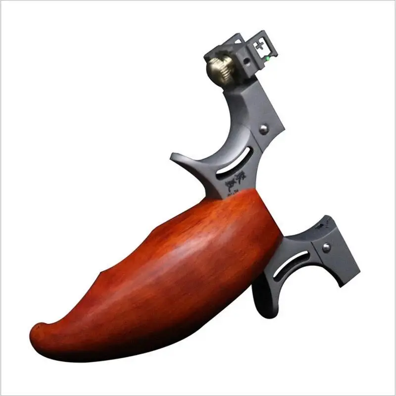 

TC21 Titanium alloy Slingshot For Hunting High Quality Hunting Slingshot Catapult With Rubber Band Outdoor Aiming Slingshot
