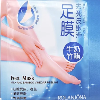 

1bag=2pcs sosu foot mask socks for pedicure exfoliator socks renewal for Peeling Noske feet Care Dead skin remover baby foot