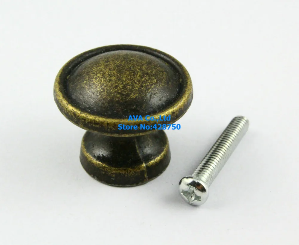 15 Pieces Antique Brass Furniture Handle Knob Jewelry Box
