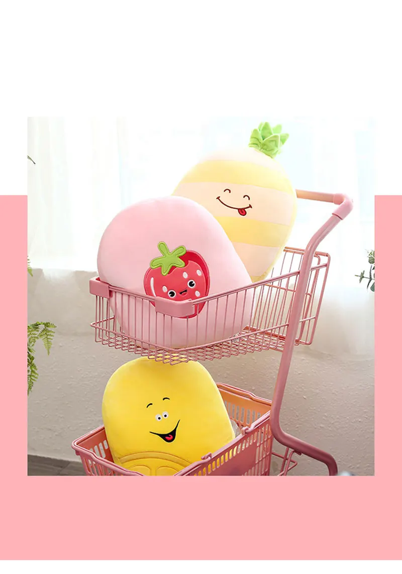 Лидер продаж плюшевые новые Фрукты мороженое подушки детские розовый серии плюшевые игрушки, чтобы отправить подруге милая кукла подарок