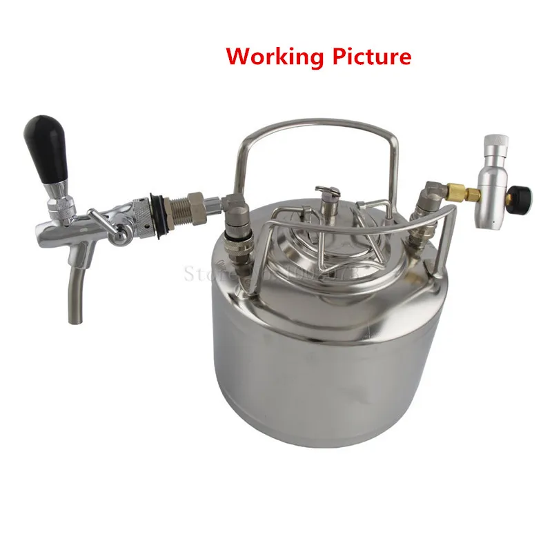 Adjustable Beer Tap With Stainless Steel Liquid Ball Lock Disconnect Home Brew Keg Tap Beverage Dispenser Beer Faucet (10)