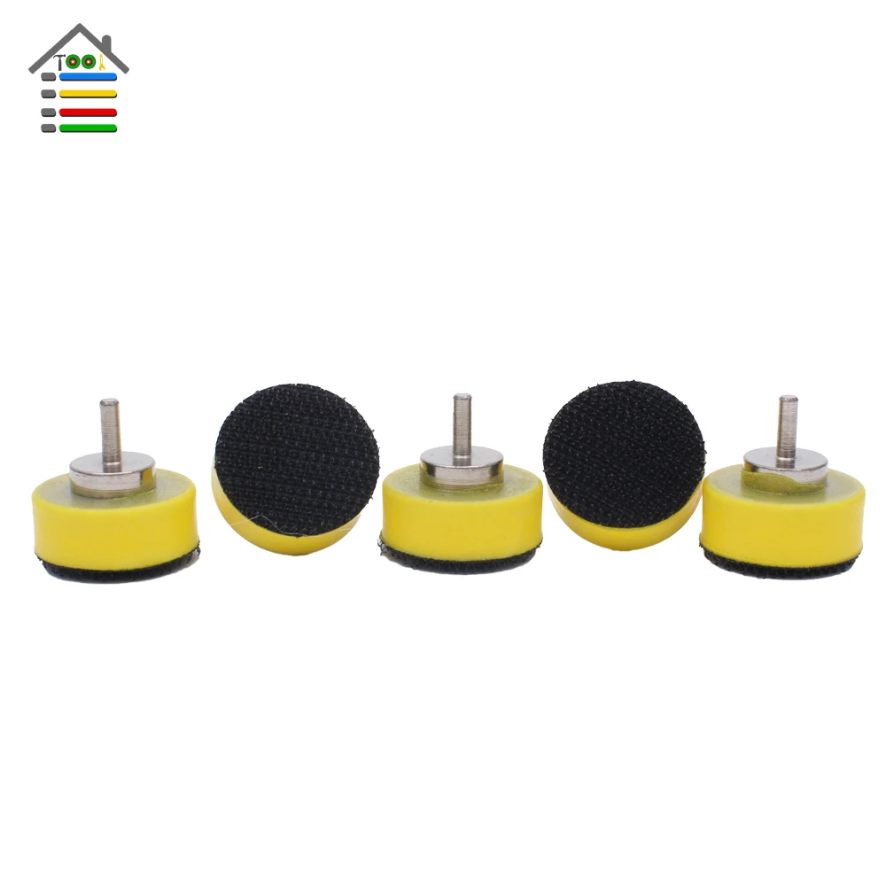 

5pc 25mm Mini Sanding Disc Pad Backing Plate 2.3 3mm Shank For Dremel 3000 4000 Accessories Abrasive Tools Fit Sander Sand Paper