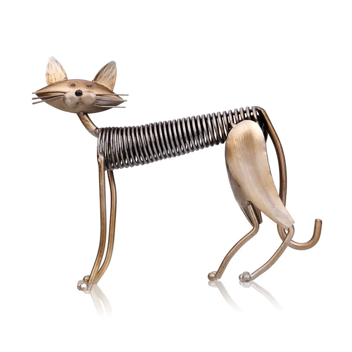 Металлическая скульптура TOOARTS Iron Art Cat весеннее ремесло для кошек украшение