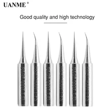 UANME 1 шт. бессвинцовый паяльник наконечники Замена T-FI T-FS паяльник наконечники головка для пайки ремонт