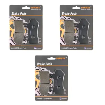 

SOMMET Motorcycle Front + Rear Brake Pads for HARLEY DAVIDSON VRSCA VRSCB VRSCAW V-Rod (2007-2011) LT409-409-409