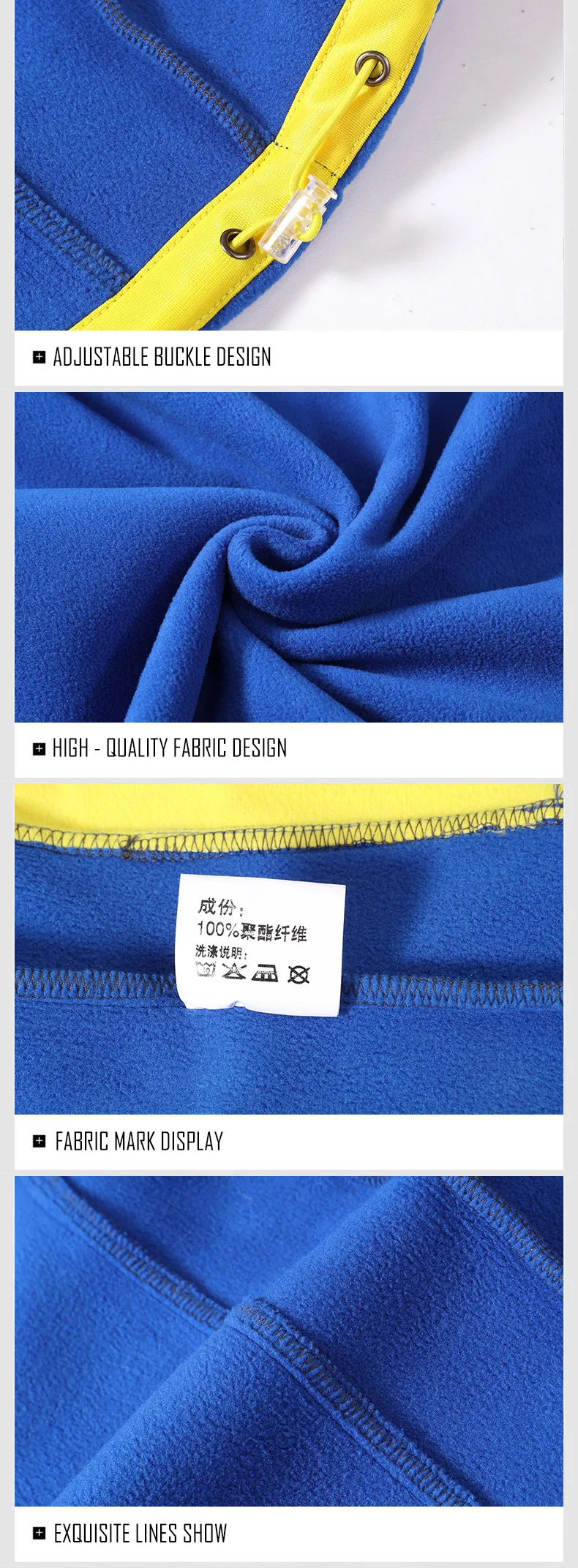 YDDK-16227 men and women Couple outdoor warm fleece clothes (6)