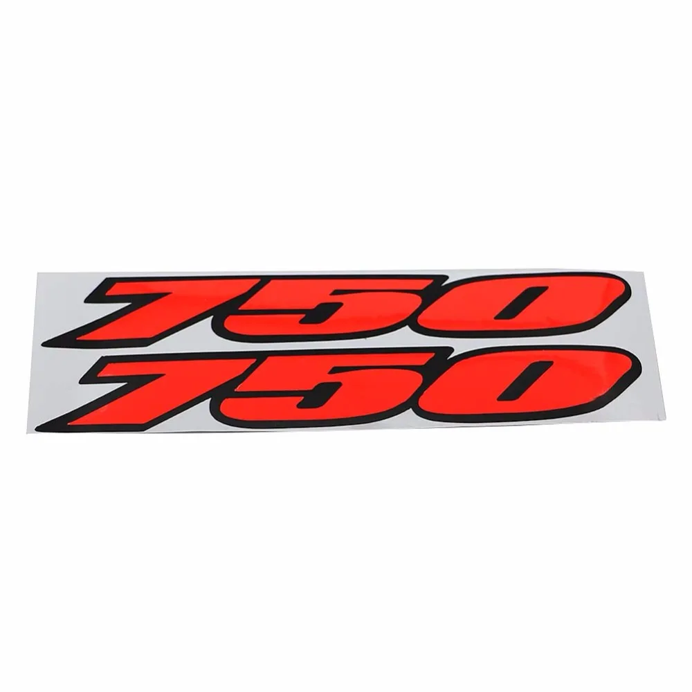 GSXR GSXR750 Raised 3D Decal Sticker Label 750 Emblem Fairing For