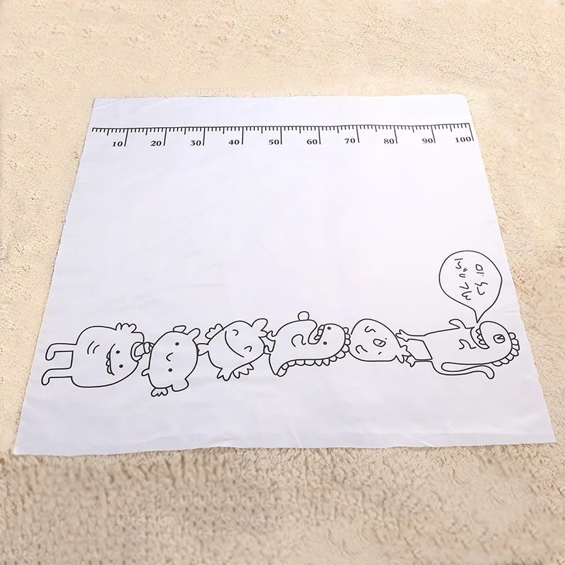 MOTOHOOD 100100cm Baby Blankets Newborn Flower Clock Baby Room Photography Accessories Photography Baby Props Blankets  (3)