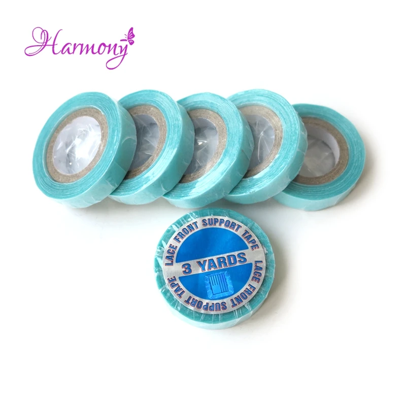 6 rolls 1cmx3 yards super hair tape double-sided adhesive tape Lace front support tape for hair extension/lace wig/toupee 6 rolls 1cmx3 yards super hair tape double-sided adhesive tape Lace front support tape for hair extension/lace wig/toupee