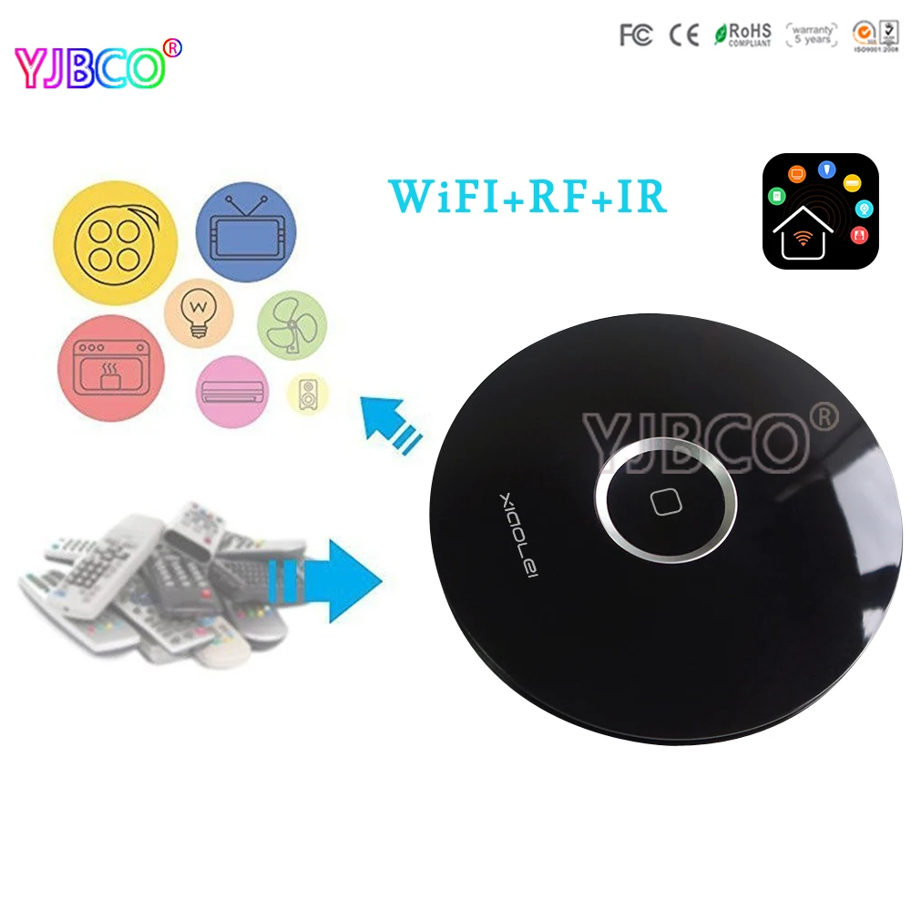 

NEW Xiaolei Wifi remote Smart home Automation WIFI+IR+RF Universal Intelligent remote control for iphone IOS Android
