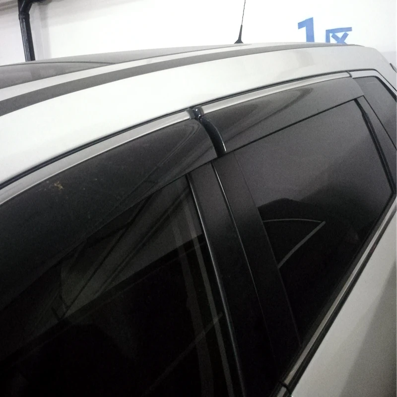 Оконный экран крышка для Nissan X-Trail 2014 2015 2016 2017 2018 оконное вентиляционное отверстие козырек от солнца Козырьки навесы охранники