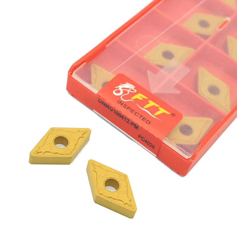 

High quality DNMG150412 PM PC4025 CNC External turning blade lathe tools original carbide tool metal External Turning tool