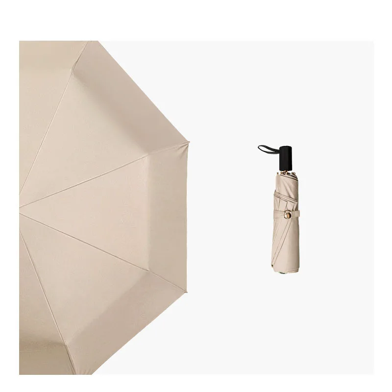 Высококачественный зонт от солнца, дождя и ультрафиолетового излучения, небольшой солнечный зонтик, латунный солнцезащитный козырек ombrelone, ветрозащитный 50KO012 - Цвет: Umbrella 8