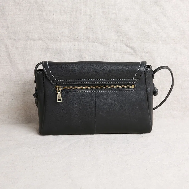 AETOO Original handmade women leather handbags mini bag leather leather shoulder bag Messenger bag simple